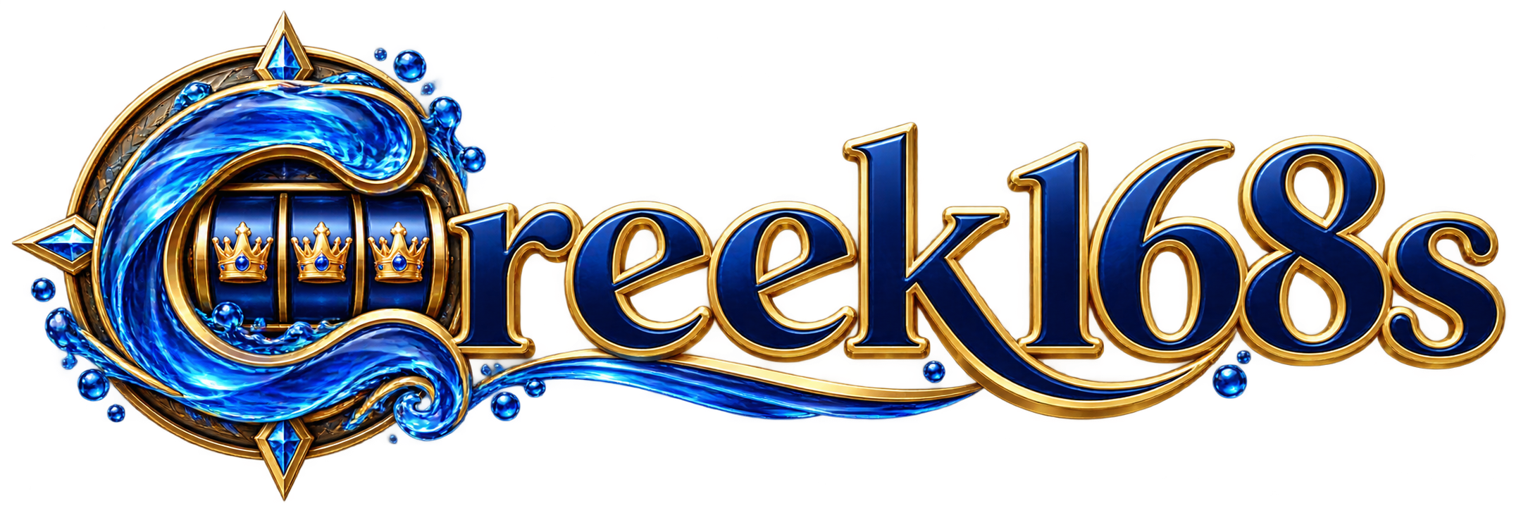 โลโก้ creek168s ธีม Royal Blue พื้นโปร่งใส